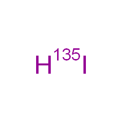 ChemSpider 2D Image | IODINE I-135 | H135I