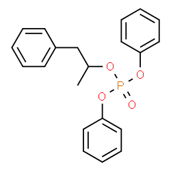 ChemSpider 2D Image | Diphenyl 1-phenyl-2-propanyl phosphate | C21H21O4P