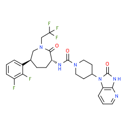 ChemSpider 2D Image | Telcagepant | C26H27F5N6O3