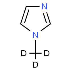 ChemSpider 2D Image | 1-Methylimidazole | C4H3D3N2