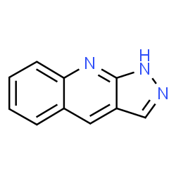 ChemSpider 2D Image | 1H-pyrazolo(3,4-b)quinoline | C10H7N3
