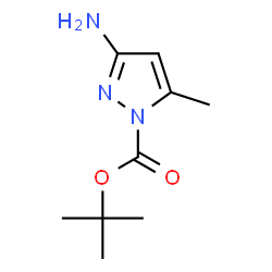ChemSpider 2D Image | 3-Amino-1-Boc-5-methyl-1H-pyrazole | C9H15N3O2