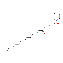 ChemSpider 2D Image | N-[3-(4-Oxido-4-morpholinyl)propyl]tetradecanamide | C21H42N2O3