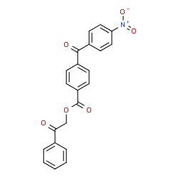 ChemSpider 2D Image | 2-Oxo-2-phenylethyl 4-(4-nitrobenzoyl)benzoate | C22H15NO6