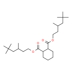 ChemSpider 2D Image | Bis(3,5,5-trimethylhexyl) 1,2-cyclohexanedicarboxylate | C26H48O4