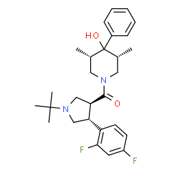 ChemSpider 2D Image | PF-00446687 | C28H36F2N2O2