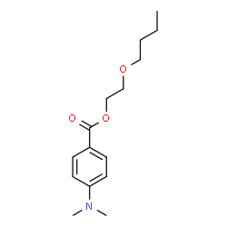 ChemSpider 2D Image | Butoxyethyl 4-dimethylaminobenzoate | C15H23NO3