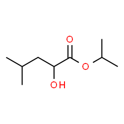 ChemSpider 2D Image | Dl-Leucic Acid Isopropyl Ester | C9H18O3