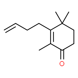 ChemSpider 2D Image | 5,8-Megastigmadienone-4 | C13H20O