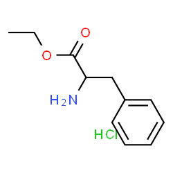 ChemSpider 2D Image | Ethyl phenylalaninate hydrochloride (1:1) | C11H16ClNO2