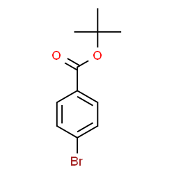 ChemSpider 2D Image | tert-Butyl 4-bromobenzoate | C11H13BrO2