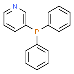 ChemSpider 2D Image | 3-(Diphenylphosphino)pyridine | C17H14NP