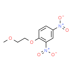 ChemSpider 2D Image | 1-(2-Methoxyethoxy)-2,4-dinitrobenzene | C9H10N2O6
