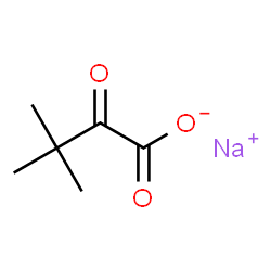 ChemSpider 2D Image | Sodium 3,3-dimethyl-2-oxobutanoate | C6H9NaO3