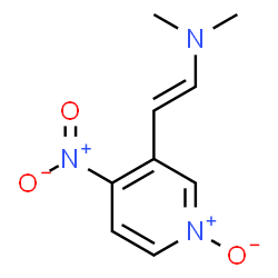 ChemSpider 2D Image | 3-[2-(dimethylamino)ethenyl]-4-nitropyridin-1-ium-1-olate | C9H11N3O3
