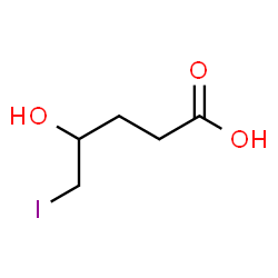 ChemSpider 2D Image | 4-Hydroxy-5-iodopentanoic acid | C5H9IO3