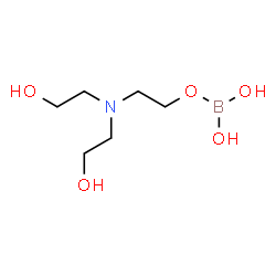 ChemSpider 2D Image | Ethanol, 2,2'-((2-(boronooxy)ethyl)imino)bis- | C6H16BNO5