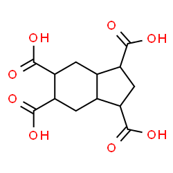 ChemSpider 2D Image | Octahydro-1H-indene-1,3,5,6-tetracarboxylic acid | C13H16O8