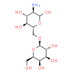 ChemSpider 2D Image | 2-Amino-2-deoxy-6-O-beta-D-galactopyranosyl-D-glucopyranose | C12H23NO10