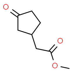 ChemSpider 2D Image | Methyl (3-oxocyclopentyl)acetate | C8H12O3