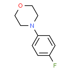ChemSpider 2D Image | 4-(4-Fluorophenyl)morpholine | C10H12FNO