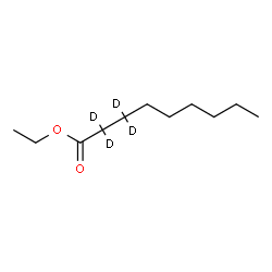 ChemSpider 2D Image | Ethyl (2,2,3,3-~2~H_4_)nonanoate | C11H18D4O2