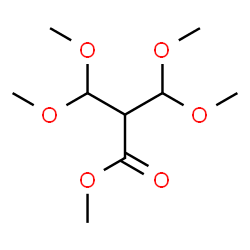 ChemSpider 2D Image | Methyl 2-(dimethoxymethyl)-3,3-dimethoxypropanoate | C9H18O6