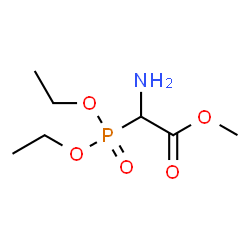 ChemSpider 2D Image | Methyl amino(diethoxyphosphoryl)acetate | C7H16NO5P