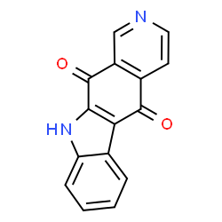 ChemSpider 2D Image | 5H-Pyrido[3,4-b]carbazole-5,11(10H)-dione | C15H8N2O2
