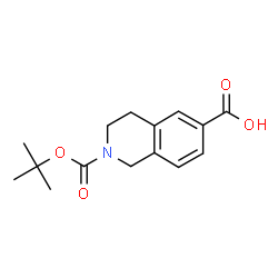 ChemSpider 2D Image | 3,4-DIHYDRO-1H-ISOQUINOLINE-2,6-DICARBOXYLIC ACID 2-TERT-BUTYL ESTER | C15H19NO4