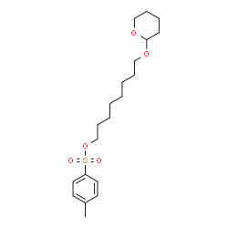 ChemSpider 2D Image | 8-(Tetrahydro-2H-pyran-2-yloxy)octyl 4-methylbenzenesulfonate | C20H32O5S