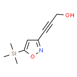 ChemSpider 2D Image | 3-[5-(Trimethylsilyl)-1,2-oxazol-3-yl]-2-propyn-1-ol | C9H13NO2Si