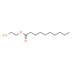 ChemSpider 2D Image | 2-mercaptoethyl decanoate | C12H24O2S