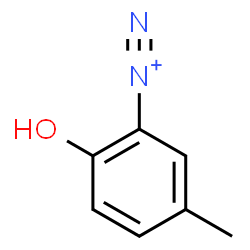 ChemSpider 2D Image | 2-Hydroxy-5-methylbenzenediazonium | C7H7N2O