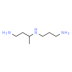 ChemSpider 2D Image | N3-(3-Aminopropyl)-1,3-butanediamine | C7H19N3