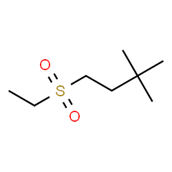 ChemSpider 2D Image | 1-(Ethylsulfonyl)-3,3-dimethylbutane | C8H18O2S