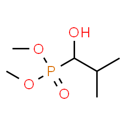 ChemSpider 2D Image | Dimethyl (1-hydroxy-2-methylpropyl)phosphonate | C6H15O4P
