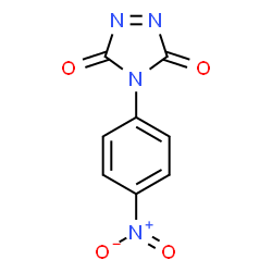 ChemSpider 2D Image | 4-(4-Nitrophenyl)-3H-1,2,4-triazole-3,5(4H)-dione | C8H4N4O4