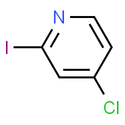 ChemSpider 2D Image | 4-Chloro-2-iodopyridine | C5H3ClIN