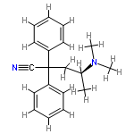 InChI=1/C19H22N2/c1-16(21(2)3)14-19(15-20,17-10-6-4-7-11-17)18-12-8-5-9-13-18/h4-13,16H,14H2,1-3H3/t16-/m0/s1