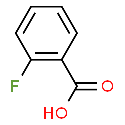 ChemSpider 2D Image | 2-Fluorobenzoic acid | C7H5FO2