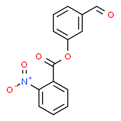 ChemSpider 2D Image | 3-Formylphenyl 2-nitrobenzoate | C14H9NO5