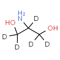 ChemSpider 2D Image | 2-Amino-1,3-(~2~H_5_)propanediol | C3H4D5NO2