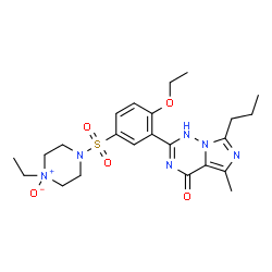 ChemSpider 2D Image | VARDENAFIL N-OXIDE | C23H32N6O5S