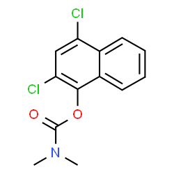ChemSpider 2D Image | 2,4-Dichloro-1-naphthyl dimethylcarbamate | C13H11Cl2NO2