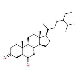 ChemSpider 2D Image | (5alpha,24xi)-Stigmastane-3,6-dione | C29H48O2