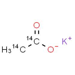 ChemSpider 2D Image | Potassium (~14~C_2_)acetate | 14C2H3KO2