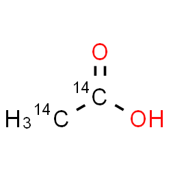 ChemSpider 2D Image | (~14~C_2_)Acetic acid | 14C2H4O2