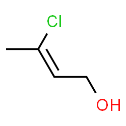 ChemSpider 2D Image | (2Z)-3-Chloro-2-buten-1-ol | C4H7ClO