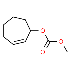 ChemSpider 2D Image | 2-Cyclohepten-1-yl methyl carbonate | C9H14O3